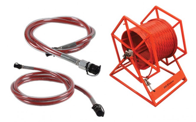 شیلنگ ، کوئیک کوپلینگ و قرقره شیلنگ فشارقوی 1500 بار با ایمنی بالا مدل XHC/XHR/STFC/STMC/STN1P - Range ساخت هایفورس انگلستان