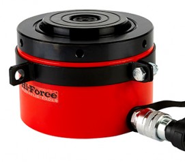 جک هیدرولیکی 700 بار یک طرفه کورس پایین با ظرفیت 520 تن مدل HFL-Range ساخت هایفورس انگلستان